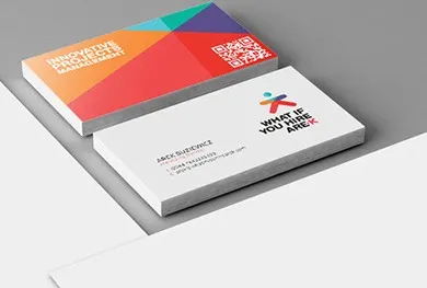 Business card and letterhead design mock-up