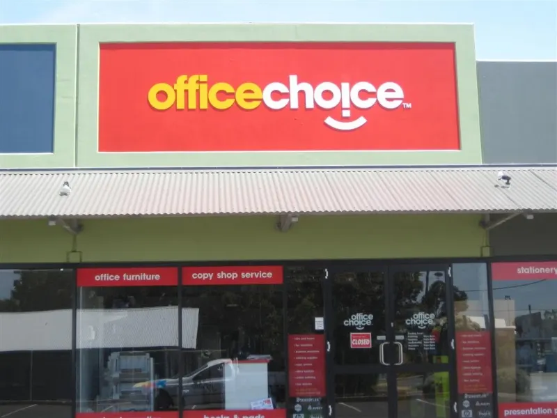 Office Choice shopfront sign