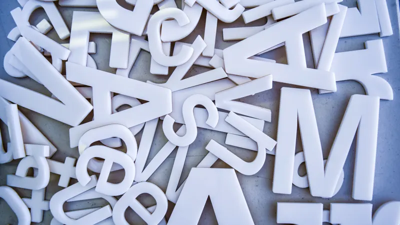 3mm Acrylic Letters Test Product